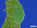 岩手県のアメダス実況(日照時間)(2020年06月08日)