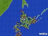 2020年06月10日の北海道地方のアメダス(日照時間)