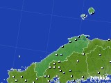 島根県のアメダス実況(降水量)(2020年06月11日)