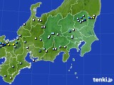 関東・甲信地方のアメダス実況(降水量)(2020年06月12日)