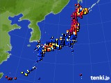 アメダス実況(日照時間)(2020年06月12日)