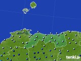 鳥取県のアメダス実況(降水量)(2020年06月13日)