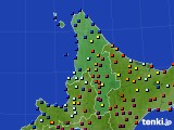 道北のアメダス実況(日照時間)(2020年06月13日)
