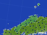 2020年06月13日の島根県のアメダス(日照時間)
