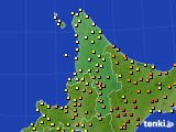 道北のアメダス実況(気温)(2020年06月13日)