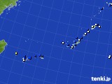 沖縄地方のアメダス実況(風向・風速)(2020年06月13日)