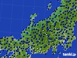 北陸地方のアメダス実況(日照時間)(2020年06月14日)