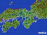 近畿地方のアメダス実況(日照時間)(2020年06月15日)