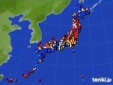 アメダス実況(日照時間)(2020年06月15日)