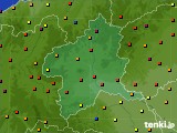 群馬県のアメダス実況(日照時間)(2020年06月15日)