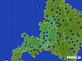 道央のアメダス実況(日照時間)(2020年06月15日)