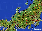 北陸地方のアメダス実況(気温)(2020年06月15日)