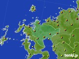 佐賀県のアメダス実況(気温)(2020年06月15日)