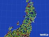 東北地方のアメダス実況(日照時間)(2020年06月16日)