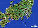 関東・甲信地方のアメダス実況(日照時間)(2020年06月16日)
