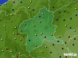 群馬県のアメダス実況(日照時間)(2020年06月16日)