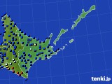 道東のアメダス実況(日照時間)(2020年06月16日)