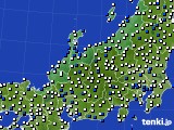北陸地方のアメダス実況(風向・風速)(2020年06月16日)