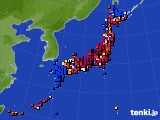 アメダス実況(日照時間)(2020年06月17日)