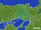 兵庫県のアメダス実況(降水量)(2020年06月18日)