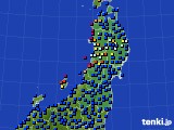 東北地方のアメダス実況(日照時間)(2020年06月19日)