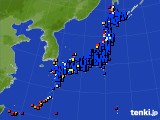 アメダス実況(日照時間)(2020年06月19日)