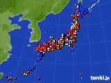 アメダス実況(日照時間)(2020年06月20日)