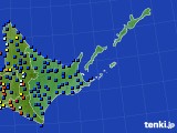 2020年06月20日の道東のアメダス(日照時間)