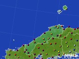 2020年06月20日の島根県のアメダス(日照時間)
