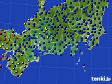 2020年06月22日の東海地方のアメダス(日照時間)