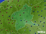 群馬県のアメダス実況(日照時間)(2020年06月23日)