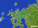 佐賀県のアメダス実況(気温)(2020年06月23日)