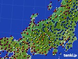 北陸地方のアメダス実況(日照時間)(2020年06月24日)