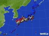 アメダス実況(日照時間)(2020年06月26日)