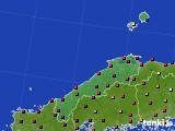 2020年06月26日の島根県のアメダス(日照時間)