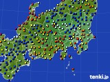 関東・甲信地方のアメダス実況(日照時間)(2020年06月27日)