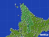 道北のアメダス実況(風向・風速)(2020年06月27日)