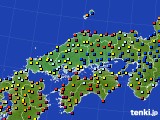 2020年06月28日の中国地方のアメダス(日照時間)