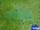 2020年06月28日の埼玉県のアメダス(日照時間)