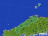 2020年06月28日の島根県のアメダス(日照時間)