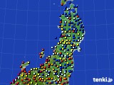 東北地方のアメダス実況(日照時間)(2020年06月29日)