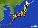 2020年06月29日のアメダス(気温)