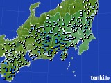 関東・甲信地方のアメダス実況(降水量)(2020年06月30日)
