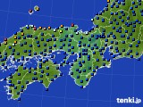 近畿地方のアメダス実況(日照時間)(2020年06月30日)