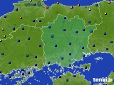 岡山県のアメダス実況(日照時間)(2020年06月30日)