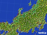 2020年06月30日の北陸地方のアメダス(気温)