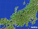 2020年06月30日の北陸地方のアメダス(風向・風速)