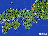 2020年07月01日の近畿地方のアメダス(日照時間)