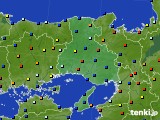 兵庫県のアメダス実況(日照時間)(2020年07月01日)