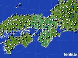 2020年07月01日の近畿地方のアメダス(風向・風速)